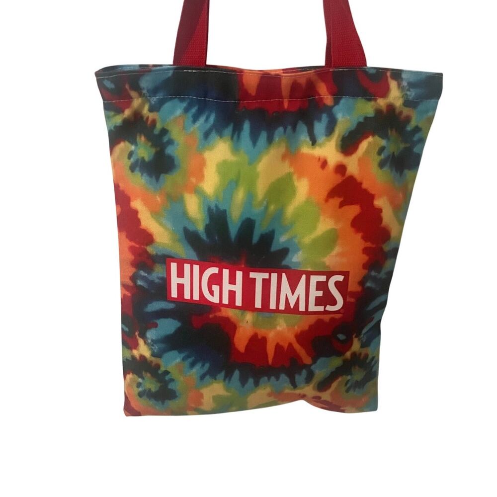 NWOT High Times Canvas Cup Tie-Dye Tote Bag